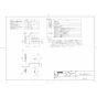 TOTO  REW25A1D1RRSCK 取扱説明書 商品図面 施工説明書 小型電気温水器(湯ぽっとREW-Dシリーズ） 商品図面1
